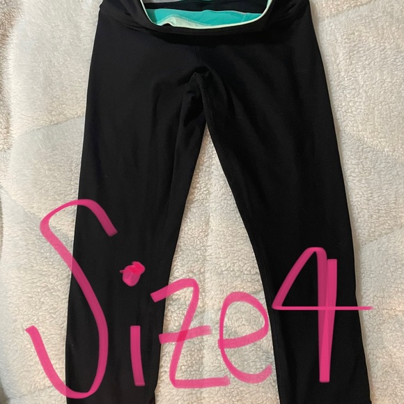 Black Lululemon Capri Leggings - Picture 2 of 2